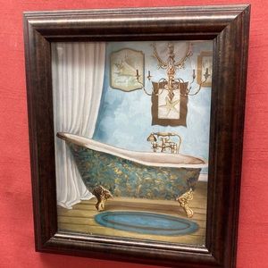 Framed Bathtub Art